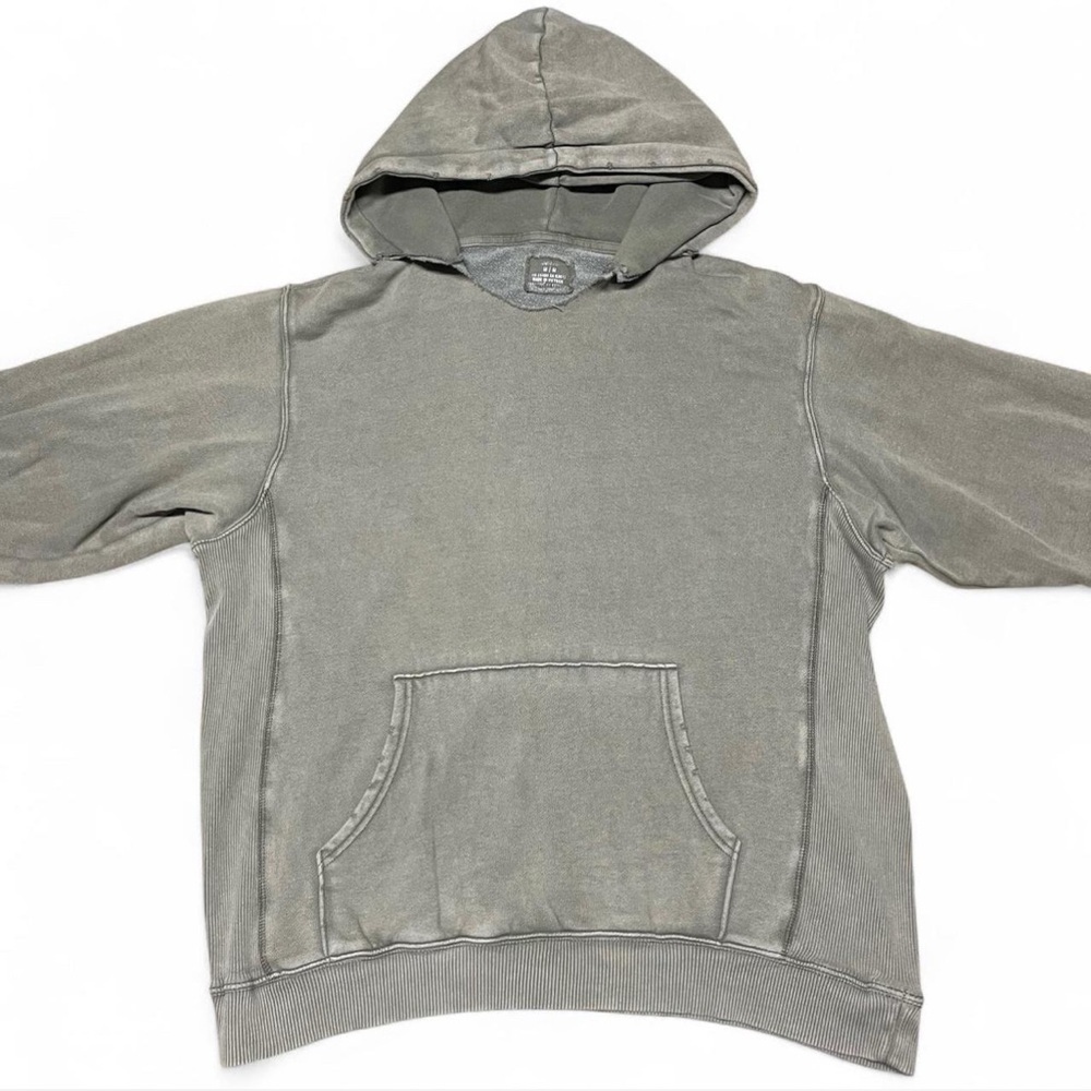 Aerie Women’s Green Pullover Faded Hoodie Size Medium Casual Oversized Relaxed